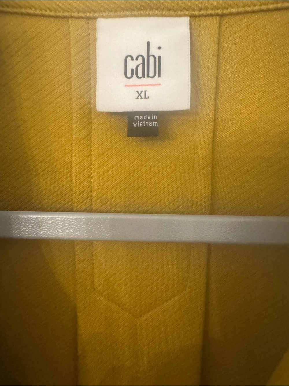 Cabi Moss Gold Touring Jacket Zip Up Utility Shacket XL NWOT - Picture 6 of 7